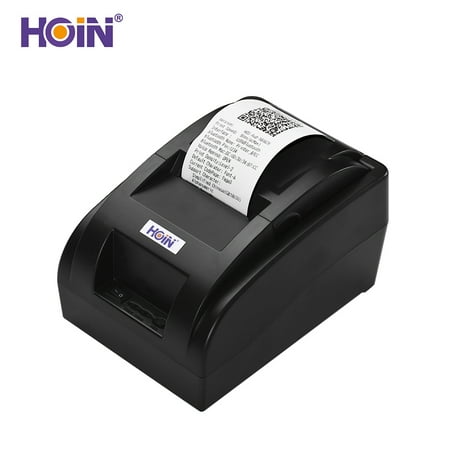 HOIN Small Portable USB 58mm Thermal Receipt Printer Voice Broadcast Bill Ticket Printing Compatible with ESC/POS for Windows/Linux/Android Systems for Supermarket Store (Best Printer For The Money)