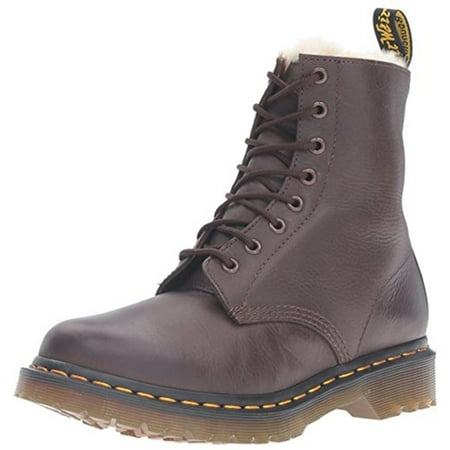 - Dr. Martens Womens Serena Leather Lace Up Combat Boots