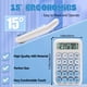 thumbnail image 4 of Interruptor mecánico Calculator Exlliy de 10 dígitos con pantalla LCD grande, 4 of 6