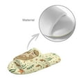 thumbnail image 4 of POLERO Soft Indoor Open Toe Slippers Non-slip Sole Lightweight House Slippers Bedroom Home Shoes Cartoon Otter Print, Size 7.5-8.5, 4 of 7