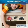 thumbnail image 5 of Disney Pixar Cars Decals - Set of 4 Red, Sheriff, Sarge Vinyl Stickers for Car Laptop Computer Kids Water Bottle Outdoor Waterproof, 5 of 7