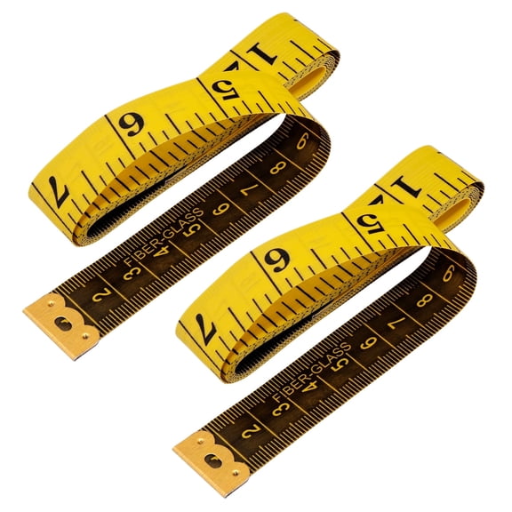 Garnen 2 Pack Body Measuring Tape Body Tape Measure, Soft Flexible Measuring Tape for Body Measurements Sewing Fabric Clothing, Tailor Measuring Tape