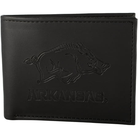 Men's Black Arkansas Razorbacks Hybrid Bi-Fold Wallet