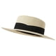 thumbnail image 4 of Sombrero para el sol Hat Lanzom UPF50+ de ala ancha de paja para el sol, color beige, 4 of 7