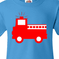 thumbnail image 4 of Inktastic Cute Red Firetruck Youth T-Shirt, 4 of 5