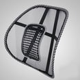 thumbnail image 1 of Mesh Back Lumbar Support Massage Beads For Car Seat Chair Massage Cushion, 1 of 5