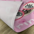 thumbnail image 5 of Ambesonne Feminine Place Mats Set of 4, Happy Cartoon Cat, Standard Size, Yellow and Pink, 5 of 6