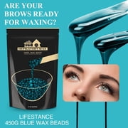 Lifestance 1lb/16oz Jasmine Brazilian Bikini Hard Wax Beads Kit for at Home Sensitive Skin Hair Removal on Face, Body, Legs, Underarms, Eyebrow