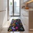 thumbnail image 4 of Black Butterfly Colorful Wings Pattern Kitchen Rug Mat,Kitchen Runner Rugs Non Skid Washable,Decorative Kitchen Floor Mats for Kitchen,Sink,Laundry,17"x47.2", 4 of 7