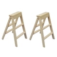 thumbnail image 4 of BEADCEST Mini Foldable Ladder for Kids Playing with Beige Plastic Material Lightweight and Space Saving 2 Pieces, 4 of 8