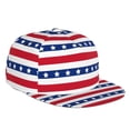 thumbnail image 2 of Goofa American Patriotic Stars And Stripes Printed Men's Baseball Cap,Straight Brim Hat,Golf Dad Hat,Versatile Style,Sun Protection Cap,Travel Hat, 2 of 9