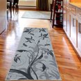thumbnail image 2 of Dragonfly Decorative Rug, Swirled Floral Background Damask Curl Branches and Leaves Print, Quality Carpet for Bedroom Dorm and Living Room, 6 Sizes, Pale Teal, by Ambesonne, 2 of 2