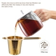 thumbnail image 3 of Stainless Steel Tea Strainer Filter for Loose Durable Infuser Mesh Strainers Steeper Teapot Insert, 3 of 6