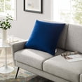 thumbnail image 5 of Modway Enhance 24" Square Performance Velvet Throw Pillow in Navy, 5 of 7