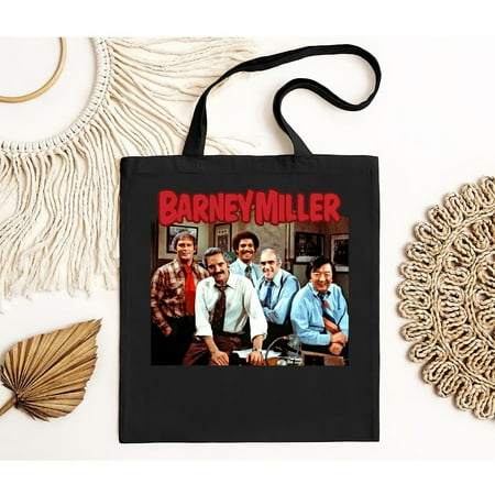 vintage Miller Retro TV Show Barney Men s Black Tote Bag S to -TH21111