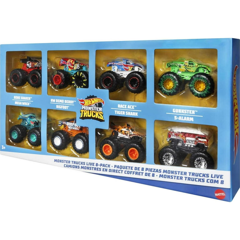 Hot Wheels Monster Trucks Set of 10 MINIS Vehicles Series 2 - NEW & BOXED!