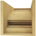 thumbnail image 4 of 12"W x 24"D x 12"H Wide Diane Rough Cedar Woodgrain TimberThane Corbel, Primed Tan, 4 of 6
