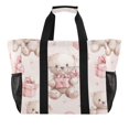 thumbnail image 2 of YAZAOO Mesh Beach Bags Totes Foldable Multiple Pockets Creatively Adorable Gift Giver Printed, 2 of 7