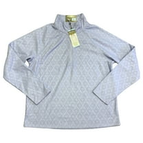 Eddie Bauer Women's Long Sleeve Polar Fleece Quarter Zip Pullover (Pale Iris, Small)