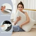 thumbnail image 5 of GVN Bedding,2 Pieces Bamboo Charcoal Memory Foam Pillow for Pain Relief Sleeping, 5 of 10
