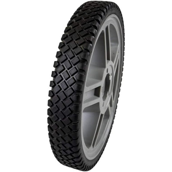 Husqvarna Craftsman - 581010323 Wheel.12X1.75.5SPK.BRK.Grey Replaces 010323 OEM Poulan HOP AYP Roper