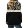 thumbnail image 4 of KISSMODA Pullover Hoodies for Women Short Long Sleeve Shirts Drawstring Pocket Hooded Sweatshirt, 4 of 6