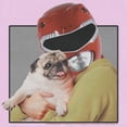 thumbnail image 3 of CafePress - Power Rangers Red Ranger Cuddli - Women's Nightshirt, 3 of 4