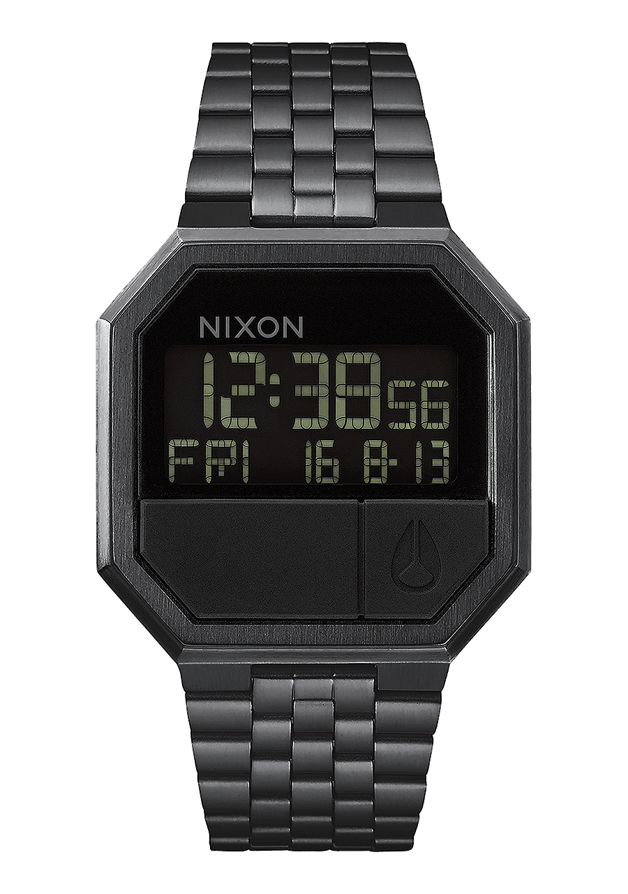 NIXON ReRun A158 All Black 30m Water Resistant Men