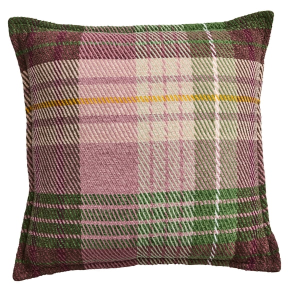 Better Homes & Gardens Tartan Plaid Decorative Throw Pillow, 18x18 Inches