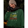 thumbnail image 2 of Shine Brighter Than Rudolph Sweatshirt Women -Smartprints Designs, Female 5X-Large, 2 of 4