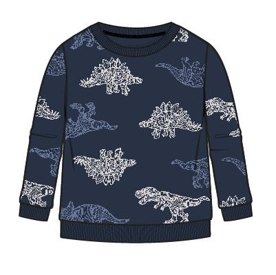 Garanimals Toddler Boy Print Fleece Crew Sweatshirt, Sizes 2T-5T