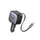 thumbnail image 1 of Cargador para Auto UGREEN Negro 3 en 1 60W Carga Rápida con Cable Retráctil USB C, 1 of 8