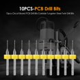 thumbnail image 4 of 10 Uds placa de circuito PCB brocas carburo tungsteno acero brocas helicoidales, 4 of 8