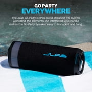 JLab GO Party Speaker - Black; Bluetooth Portable Speaker with RGB Lighting, 10W