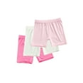thumbnail image 3 of ZIYIXIN 3Pcs Pack Kids Toddler Baby Girls Summer Safety Pant Children Anti-Emptied Stretch Mid-Rise Solid Short Pants Rose Red Pink White 5-6 Years, 3 of 7