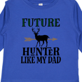 thumbnail image 4 of Inktastic Hunting Future Hunter Like Dad Boys or Girls Long Sleeve Toddler T-Shirt, 4 of 5