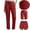 Wine, variant on SwiftWear Women's Cargo Pants Multiple Utility Pockets Elastic Waist with Button & Zipper, Classic Twill Straight-Leg Casual & Outdoor Hiking Travel Trousers