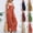 Khaki, variant on Women's Summer Casual Loose Tank Jumpsuit Sleeveless Crewneck Long Pants Jumpsuit Romper with Pockets Navy L
