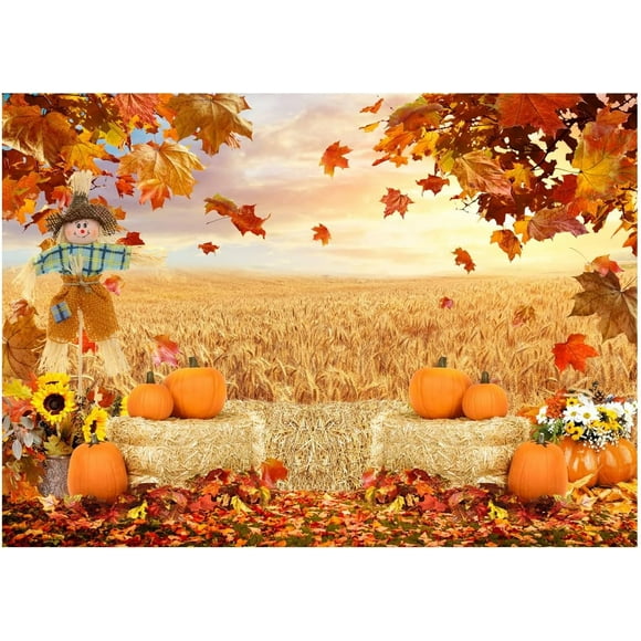 Fall Backdrop Autumn Backdrop Fall Backdrops for Photoshoot Thanksgiving Backdrop Fall Photo Booth Backdrop