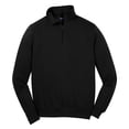 thumbnail image 5 of Yellow Rooster Men's 1/4 Zip Sweatshirt Black 4XL, 5 of 8