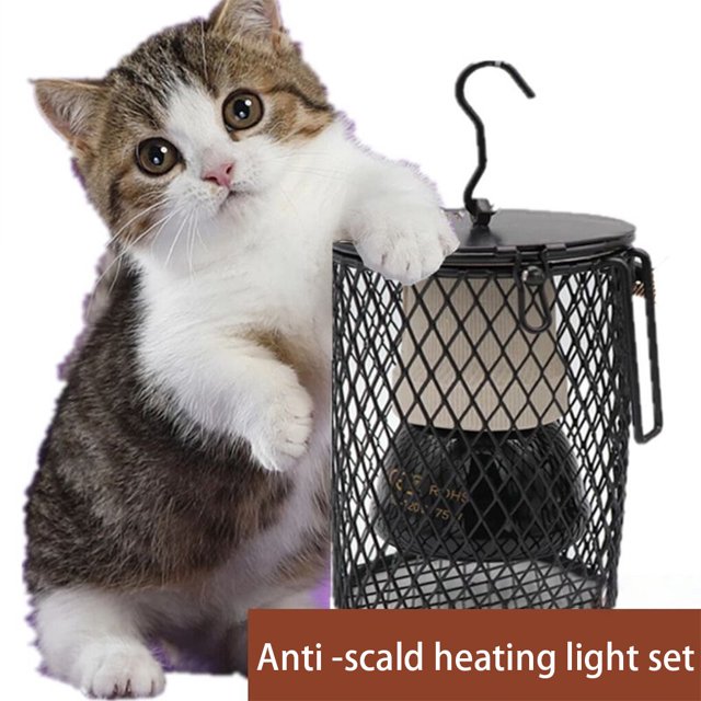 Reptile Heats Lamp Ceramic Animal Brooder Light with Growing Indoor Brooder Cage Lighting Heater Replacement Nursing Anti-bite Supply Anti-scald US Plug