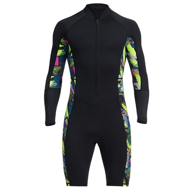 tamizeot Men Wetsuit Warming Serviceable Water Sports Goods Plastic Swimming Clothes Simple Practical Male Wet Suits for Sporting