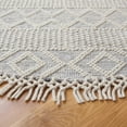 thumbnail image 3 of SAFAVIEH Vermont Wichita Aztec Area Rug, Ivory/Blue, 6' x 6' Round, 3 of 8