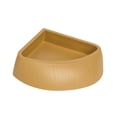 thumbnail image 4 of Plato de agua para reptiles, comedero, comedero, accesorio para terrario, bebedero estable marrón amarillento, 4 of 8