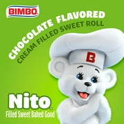 Bimbo Nito Chocolate Crème Filled Sweet Baked Good, 4 packs, Eclairs, 8.76 oz Multipack