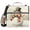 Cute Snowman with Hat Scarf, variant on 3 Ring Zipper Binder with Shoulder Strap Waterproof Trapper Keeper 2 Inch D-Ring 500 Sheets Capacity Glowing Blue Tree and Door