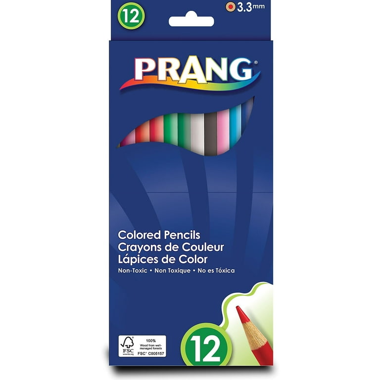 Prang Colored Pencil Set, 12-Colors