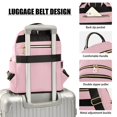thumbnail image 4 of JIALIOU Mini Backpack Purse for Women Quilted Casual Daypack Small Travel Shoulder Bag, Pale Pink, 4 of 7