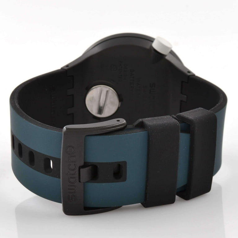 Swatch Men's Night Trip Blue Dial Watch - SB03B107 - Walmart.com
