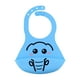 thumbnail image 1 of Baberos de silicona impermeables para bebés con bolsillo para alimentos de limpiar Azul Sunnimix Baberos para niños pequeños para comer, 1 of 7